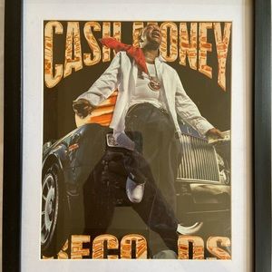 Birdman Cash Money Records Framed Collage